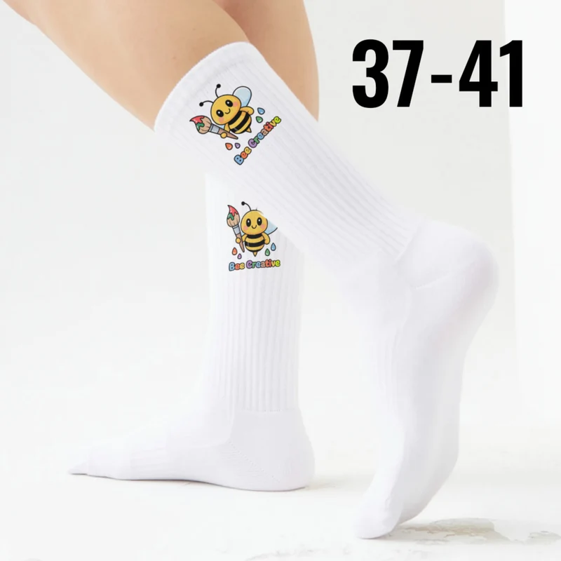 epicsocks Bee Adventures Künstler-Biene Socken in 37-41 im Paar