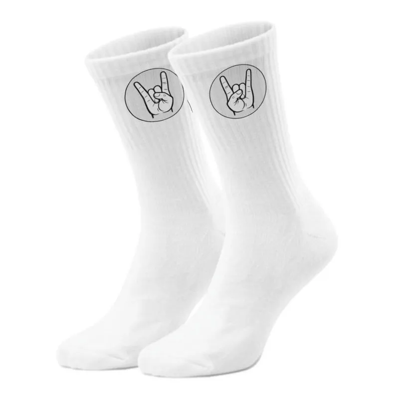 epicsocks Handzeichen Heavy Metal Rocker Socken in 37-41 im Paar