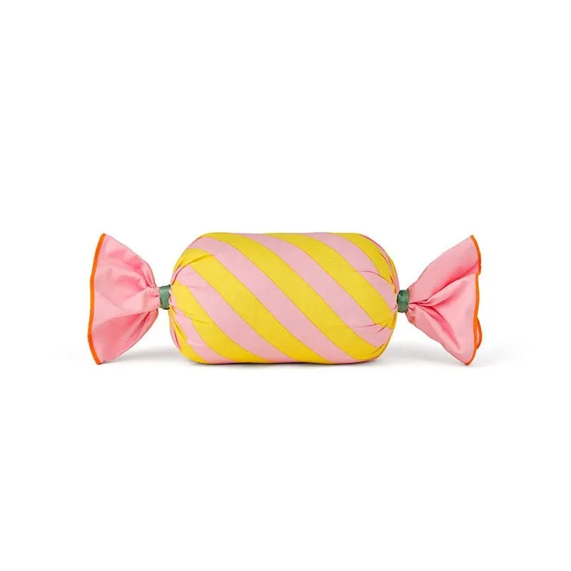 Bonbon Kissen rosa Pippi