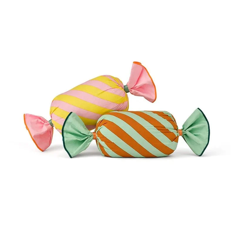 Bonbon Kissen rosa Pippi