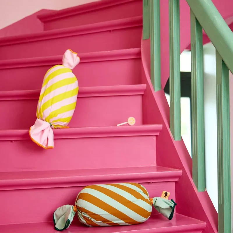 Bonbon Kissen grün Pippi