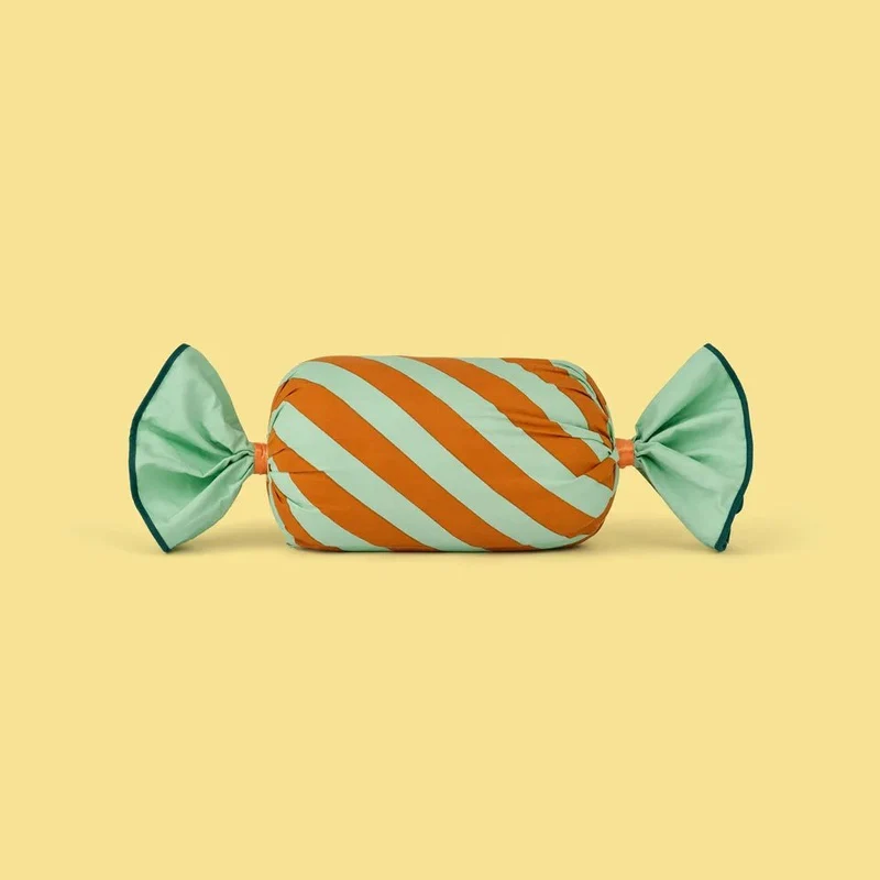 Bonbon Kissen grün Pippi