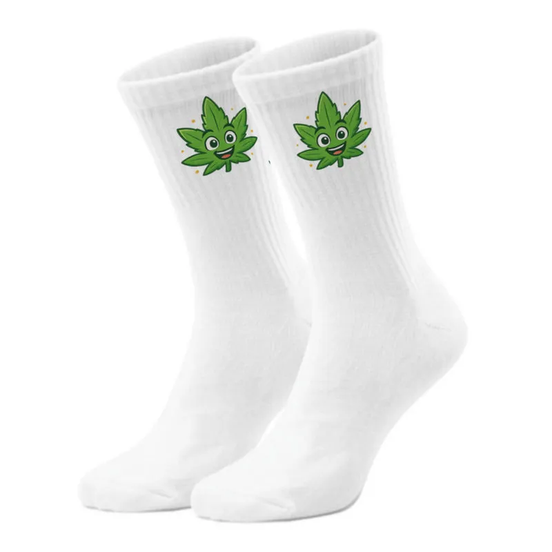 epicsocks Chill Vibes Fröhliches Blatt Socken in 37-41 im Paar
