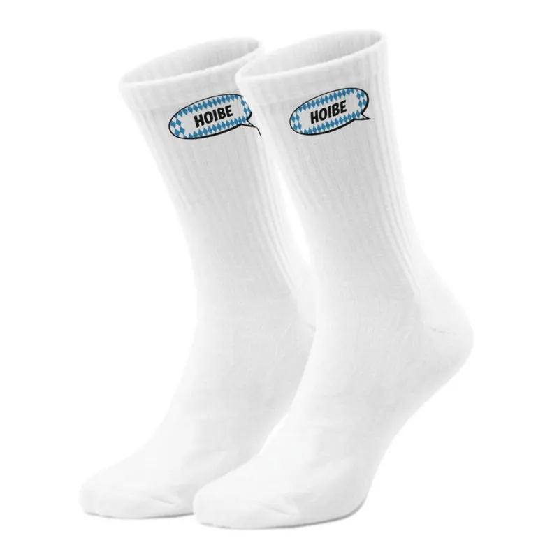 epicsocks Bayrischer Dialekt Hoibe Socken in 37-41 im Paar