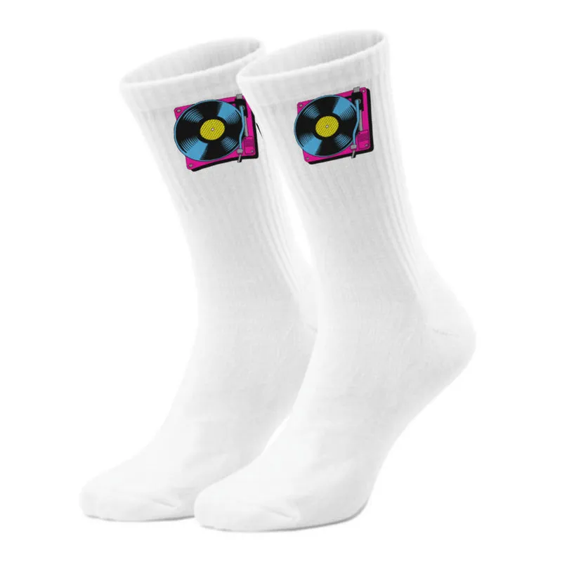 epicsocks 80sFlash Schallplattenspieler Socken in 37-41 im Paar