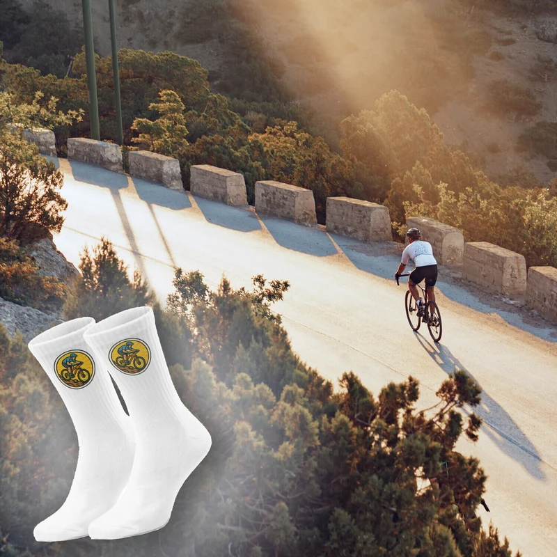 epicsocks Fahrradabenteuer Hügel Socken in 37-41 im Paar