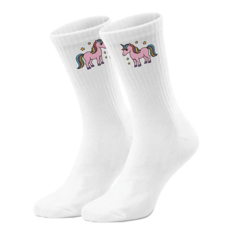 epicsocks Unicorn Dreams Rosa Einhorn Socken in 37-41 im Paar