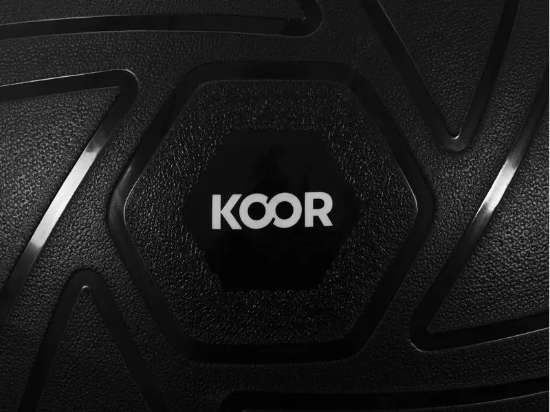 KOOR Gymnastikball, 75 cm Ø , schwarz