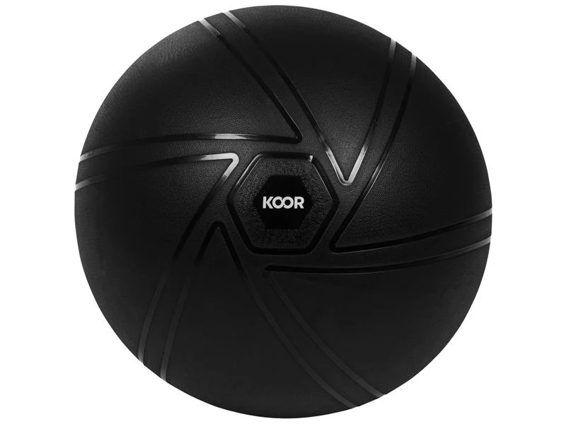 KOOR Gymnastikball, 65 cm Ø , schwarz