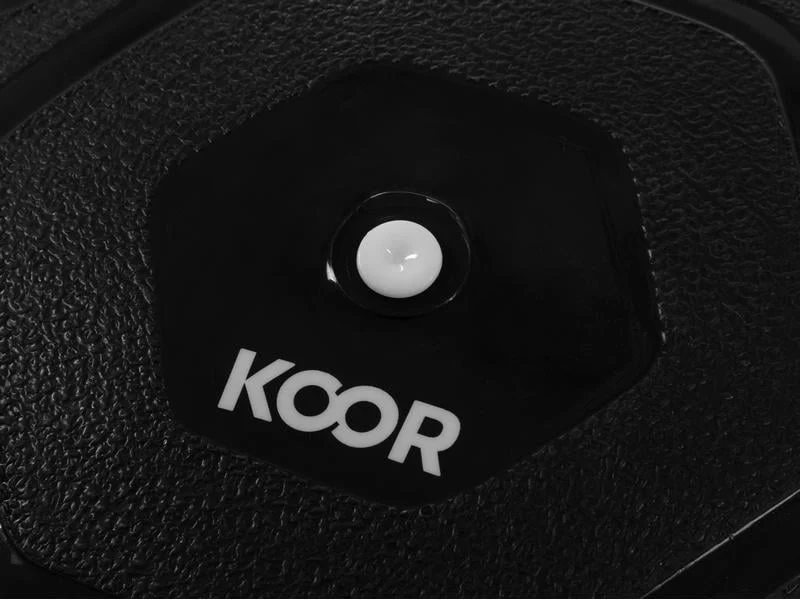KOOR Gymnastikball, 65 cm Ø , schwarz