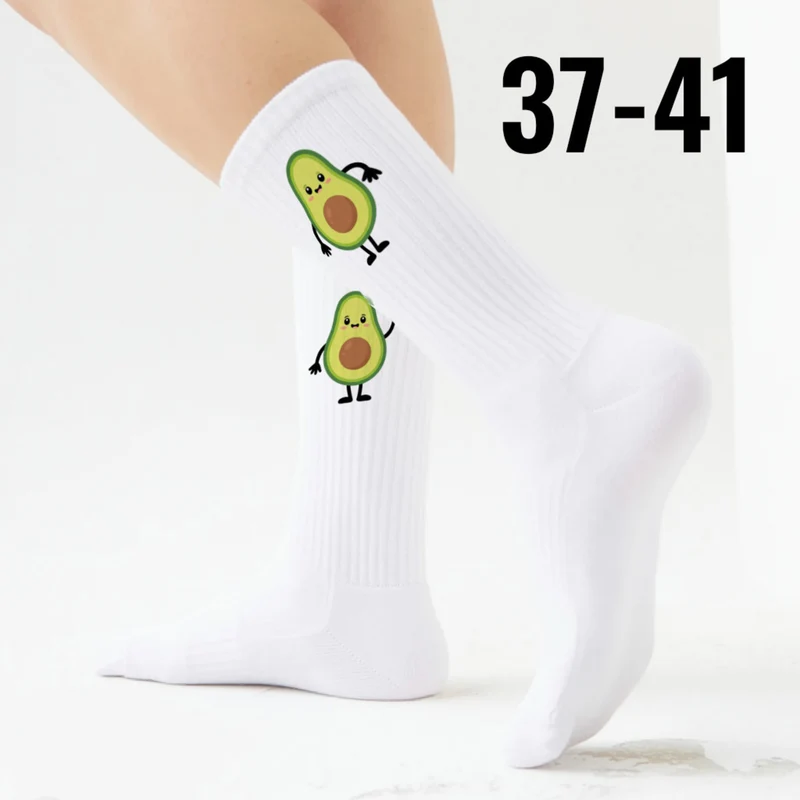 epicsocks Avocado Parade Socken in 37-41 im 6er Set in Geschenkdose im 6er Set in Geschenkbox