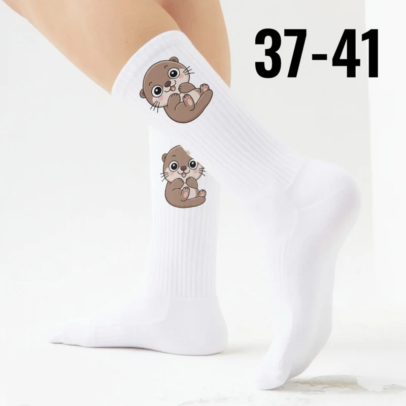 epicsocks Otterglück Sitzender Otter Socken in 37-41 im Paar