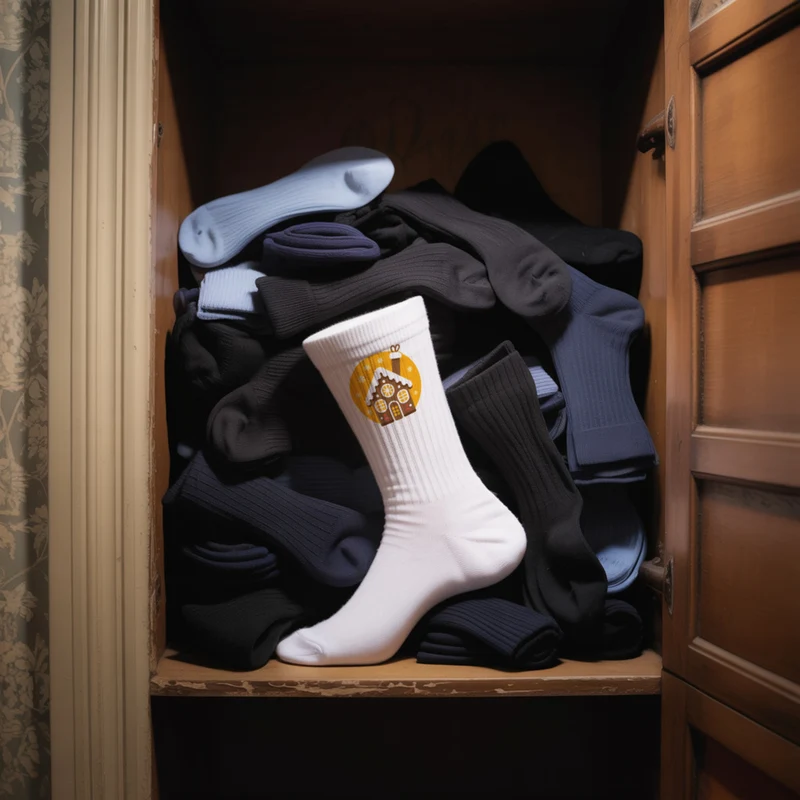 epicsocks Weihnachtsfreude Lebkuchenhaus Socken in 37-41 im Paar