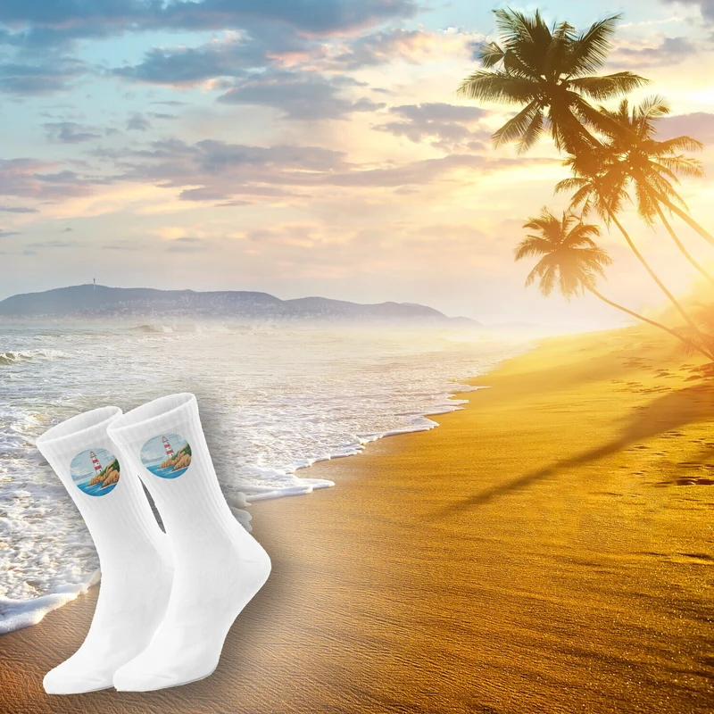 epicsocks Nautik Freude Leuchtturm Socken in 37-41 im Paar