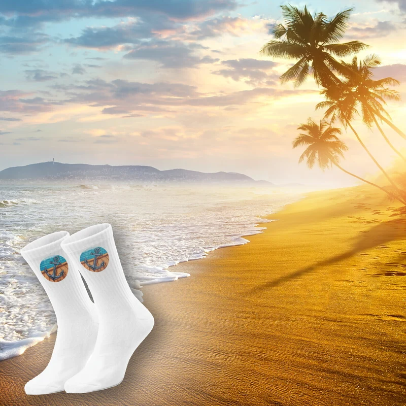 epicsocks Nautik Freude Anker Socken in 37-41 im Paar