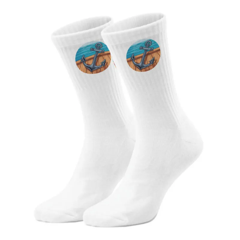 epicsocks Nautik Freude Anker Socken in 37-41 im Paar