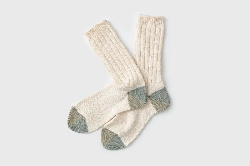 Woody Low Gauge Socks [Ivory]