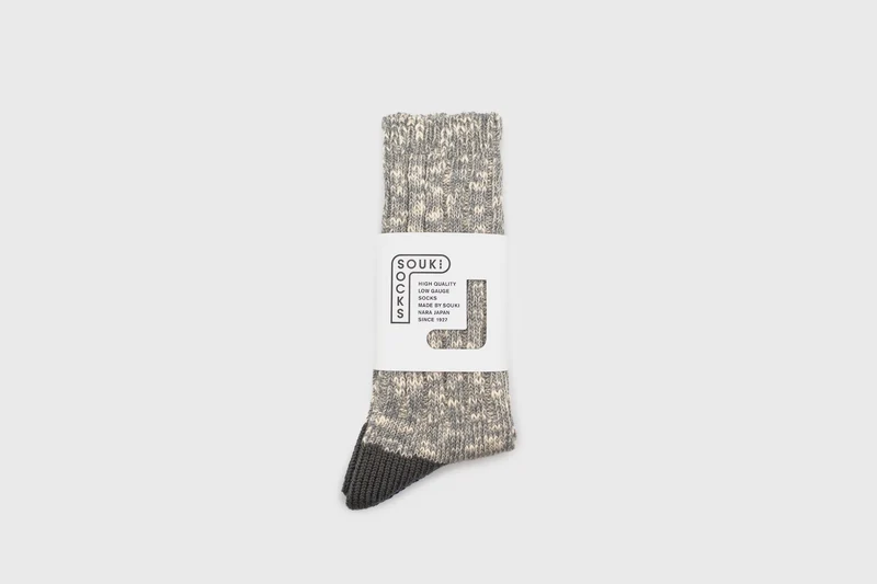 Woody Low Gauge Socks [Grey]