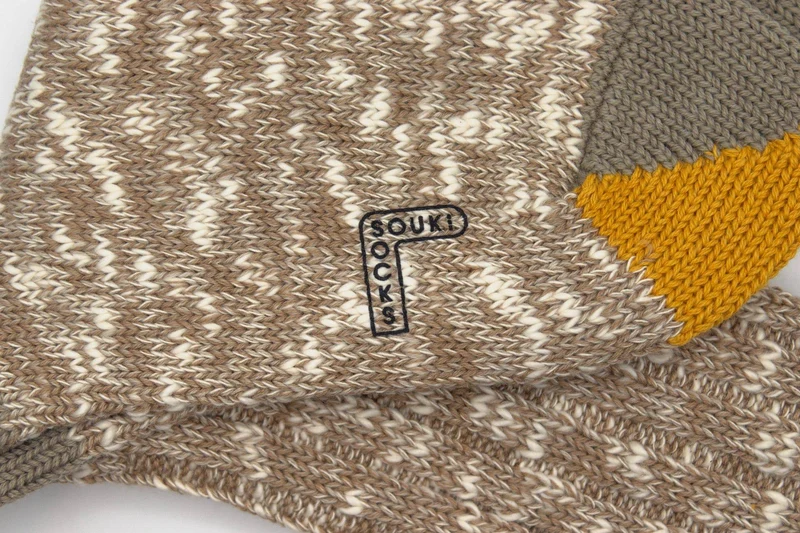 Woody Low Gauge Socks [Camel]