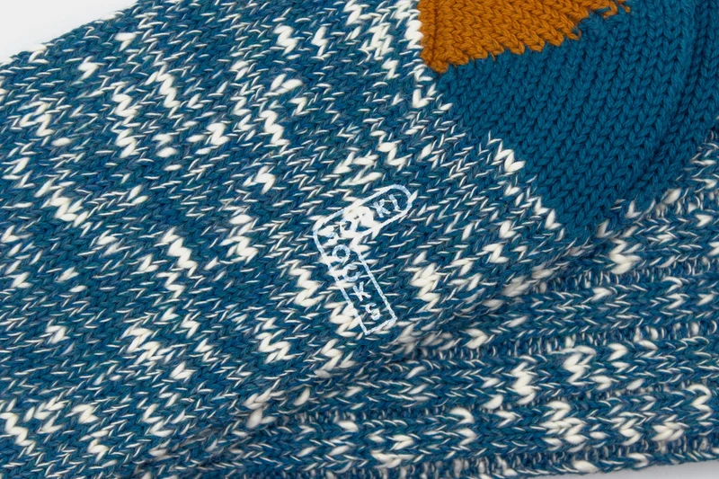 Woody Low Gauge Socks [Blue]