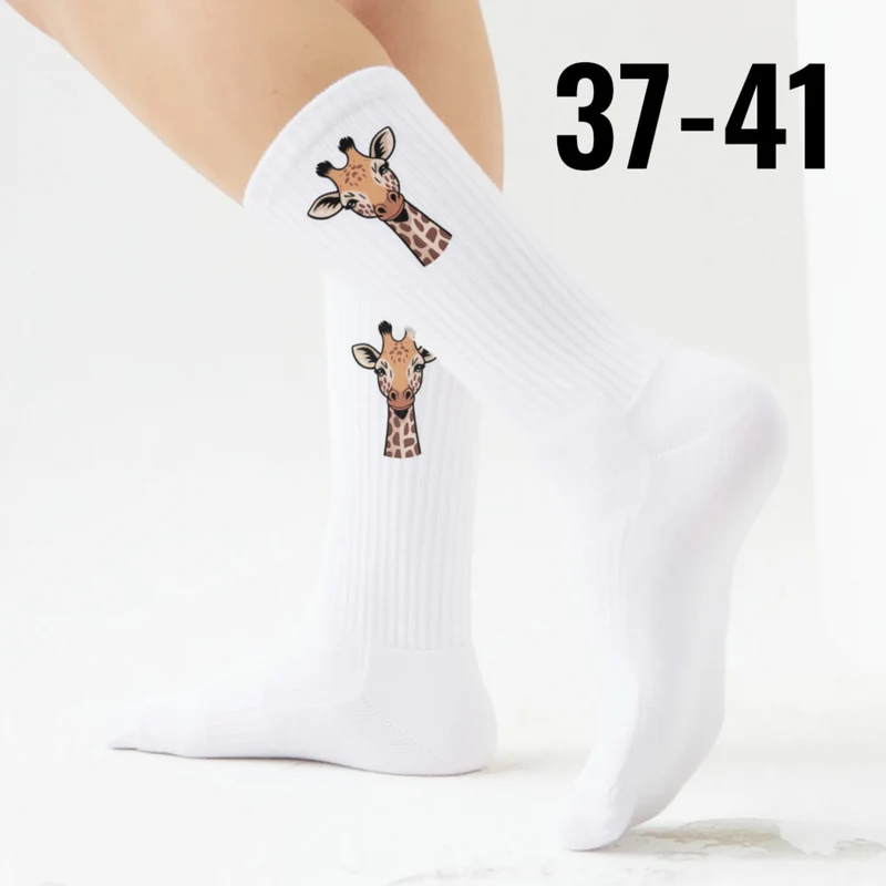 epicsocks Big Six Safari Giraffe Socken in 37-41 im Paar
