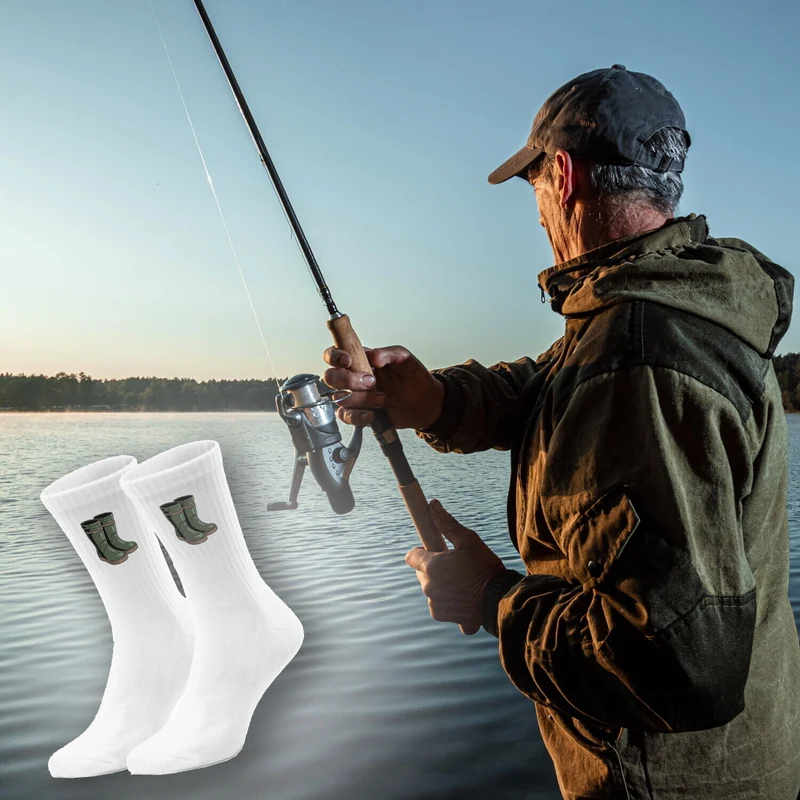 epicsocks Fischertraum Gummistiefel Socken in 37-41 im Paar