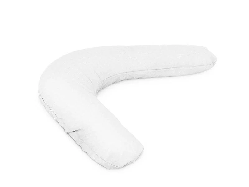 SISSEL Lagerungskissen Comfort mit Polypropylenfüllung, weiss, ohne Bezug, 195 x 35 cm