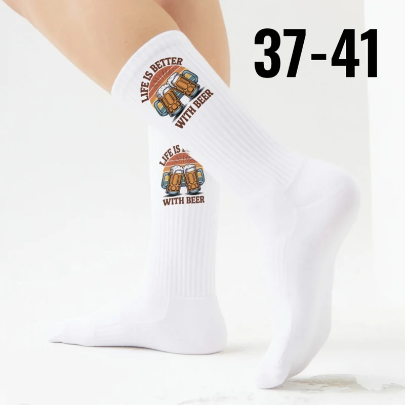 epicsocks Crafty Cheers Leben mit Bier Socken in 37-41 im Paar