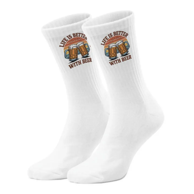 epicsocks Crafty Cheers Leben mit Bier Socken in 37-41 im Paar