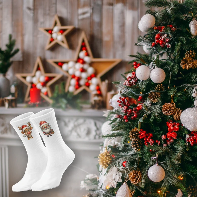 epicsocks Weihnachtsfreude Socken in 37-41 im 6er Set in Geschenkdose im 6er Set in Geschenkbox