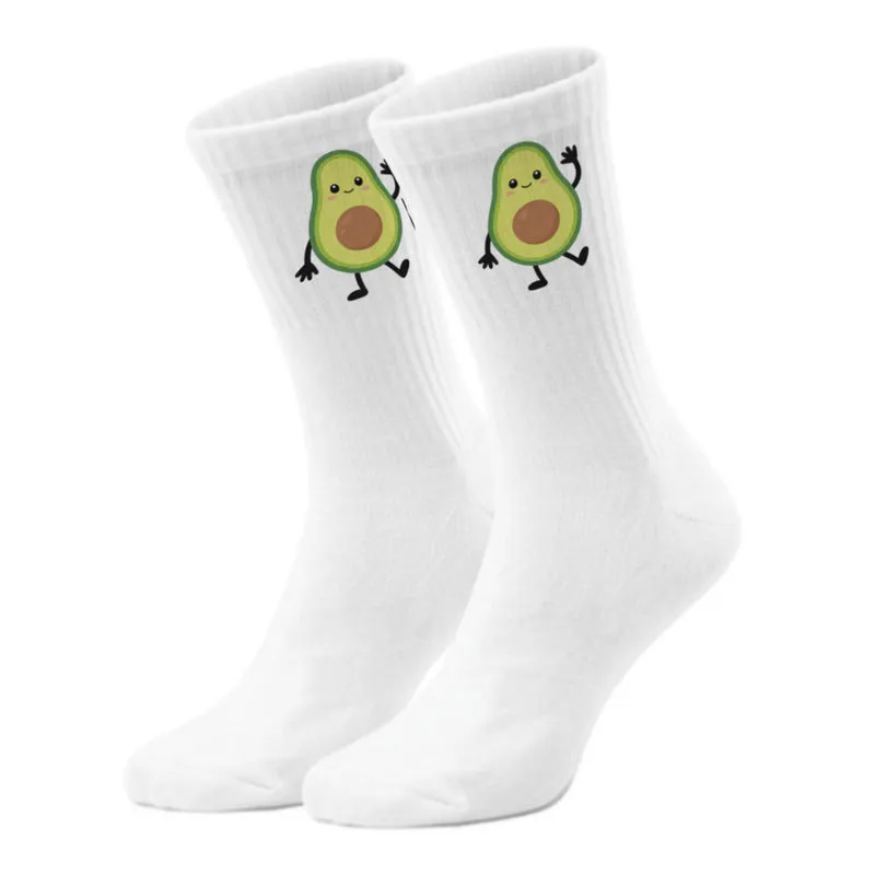epicsocks Avocado Parade Tanzende Avocado Socken in 37-41 im Paar