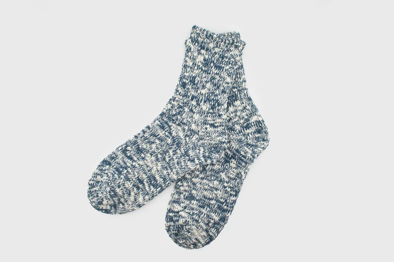 Cotton Hemp Socks [Blue]