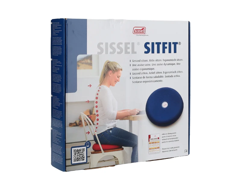 SISSEL Sitzkissen Sitfit, Ø 33 cm, azur-blau