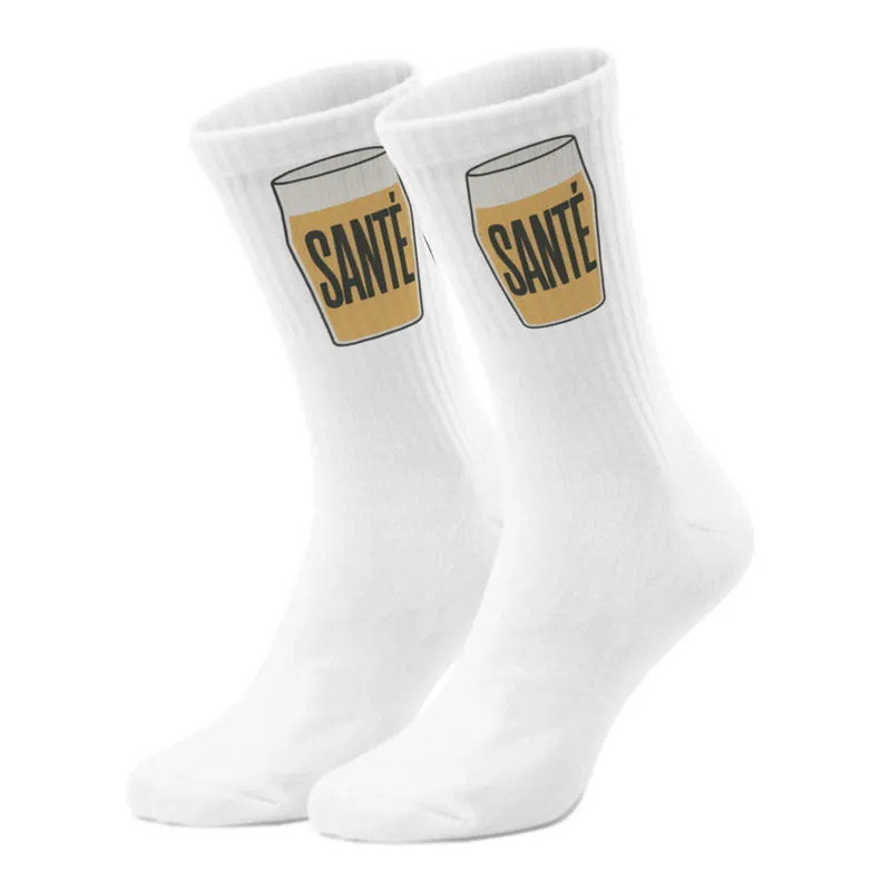 epicsocks Cheers Collection Santé Glas Socken in 37-41 im Paar