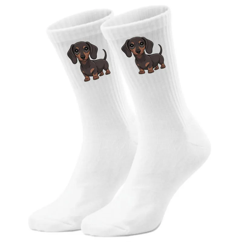 epicsocks Dackelliebe Brauner Dackel Socken in 37-41 im Paar