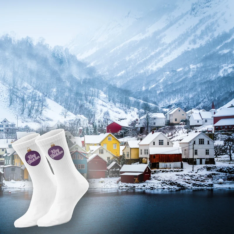 epicsocks Weihnachtsklänge Kling Glöckchen Socken in 37-41 im Paar