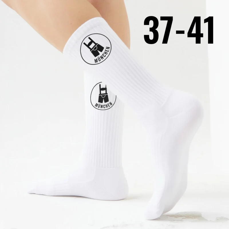 epicsocks Munich Moments Lederhose Socken in 37-41 im Paar