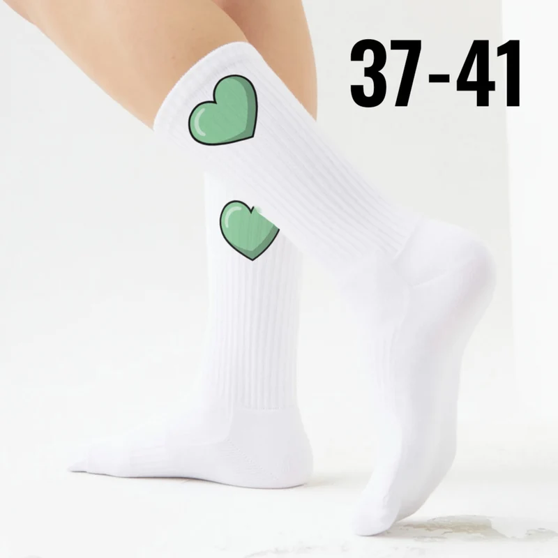 epicsocks Herzensmensch Grünes Herz Socken in 37-41 im Paar