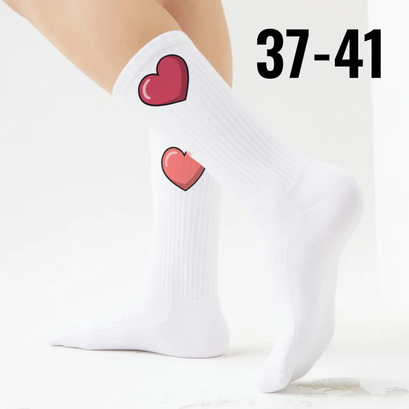 epicsocks Herzensmensch Rote Herzen Socken in 37-41 im Paar