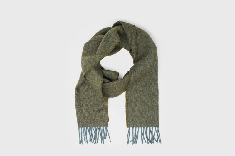 Merino Lambswool Scarf [Khaki]