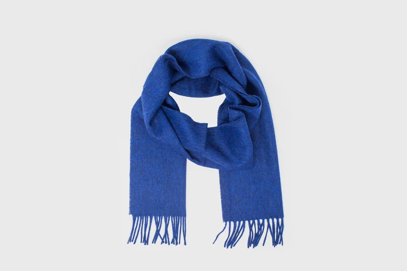 Merino Lambswool Scarf [Indigo]