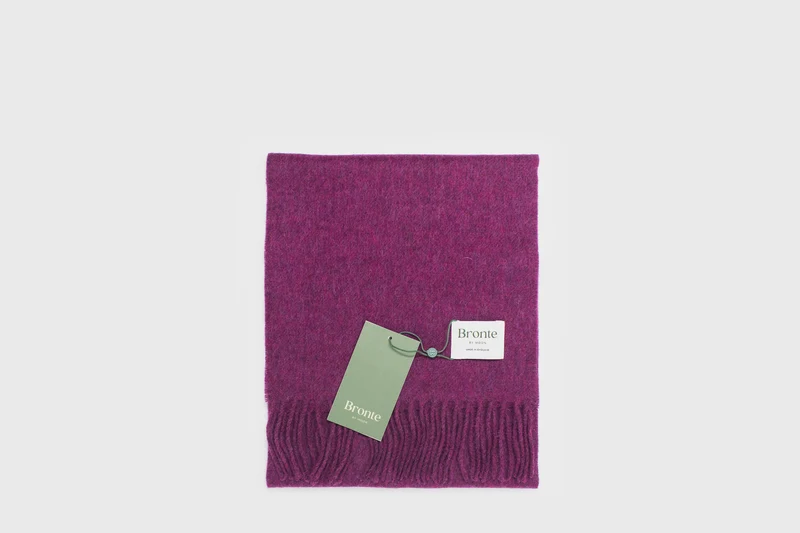 Merino Lambswool Scarf [Dark Pink]