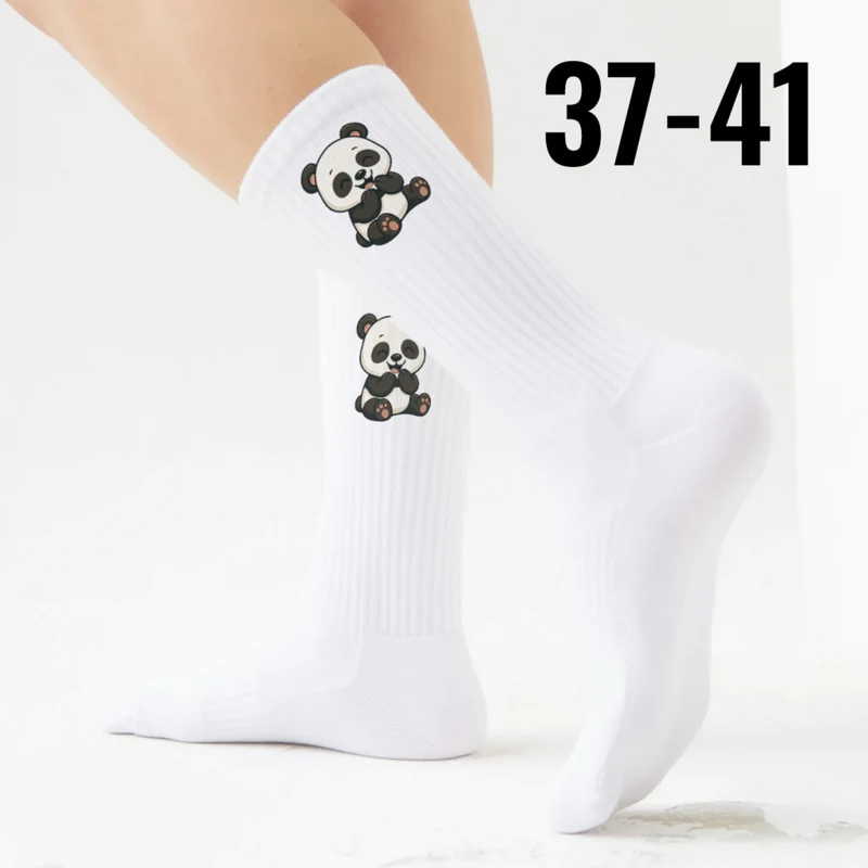 epicsocks Panda Liebe Lachender Panda Socken in 37-41 im Paar