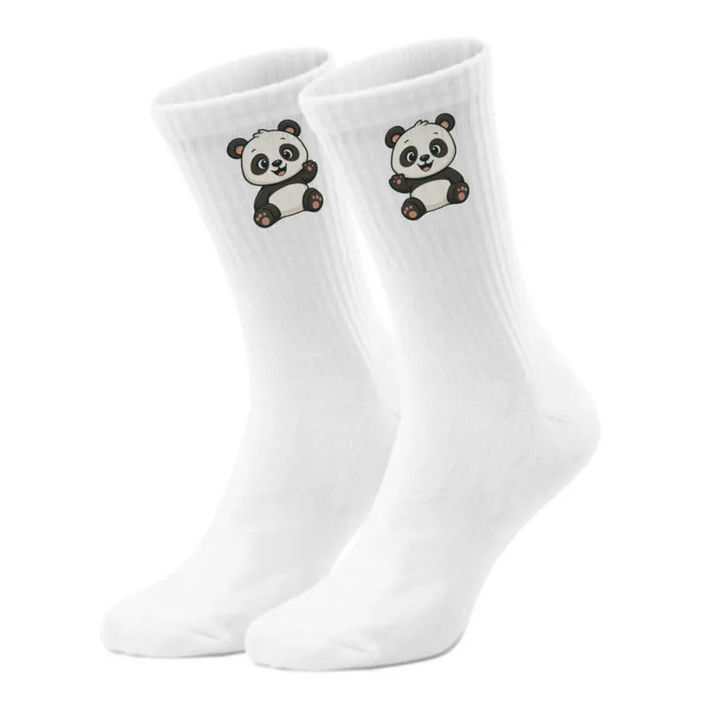 epicsocks Panda Liebe Winkender Panda Socken in 37-41 im Paar