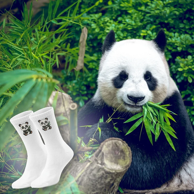 epicsocks Panda Liebe Bambus Panda Socken in 37-41 im Paar