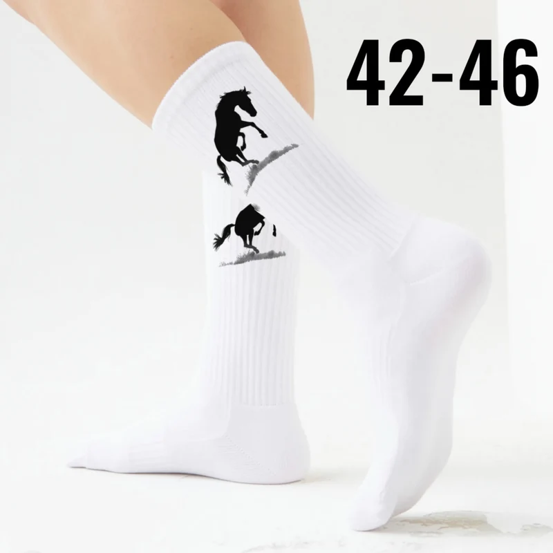 epicsocks Equine Elegance springendes Pferd Socken in 42-46 im Paar