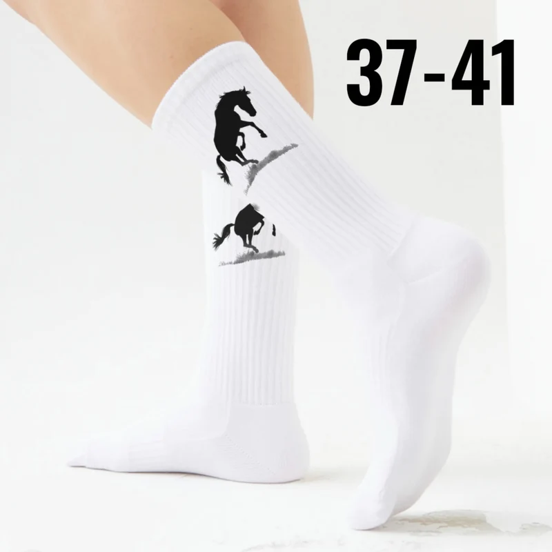 epicsocks Equine Elegance springendes Pferd Socken in 37-41 im Paar