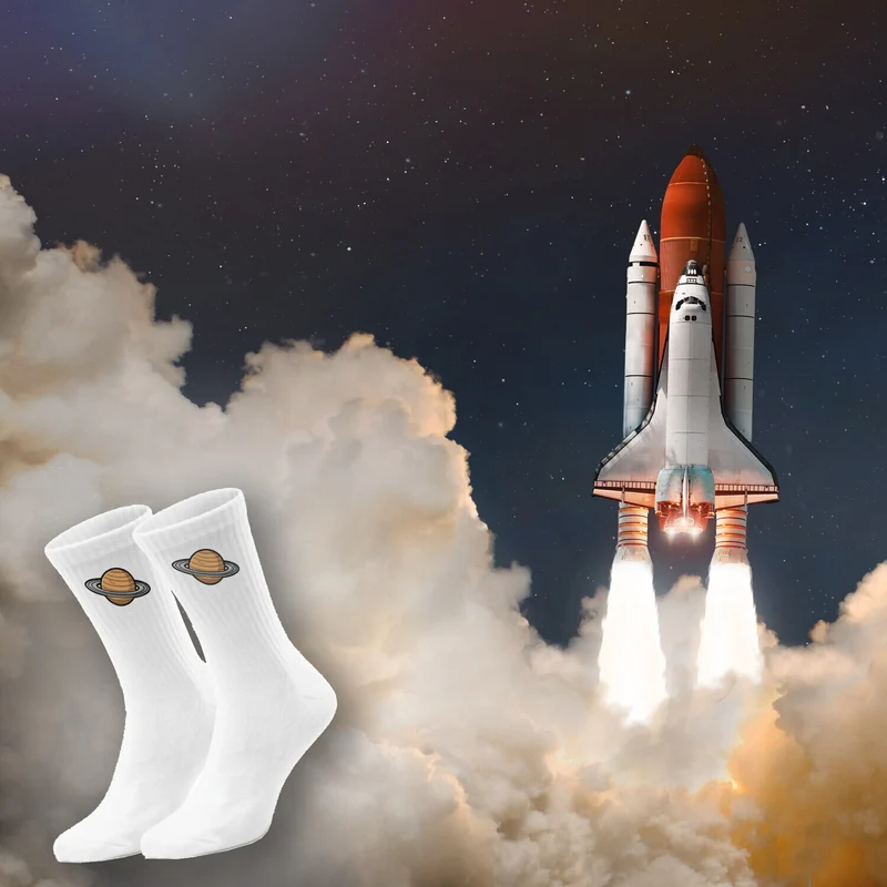 epicsocks Astro Fun Saturn Socken in 37-41 im Paar