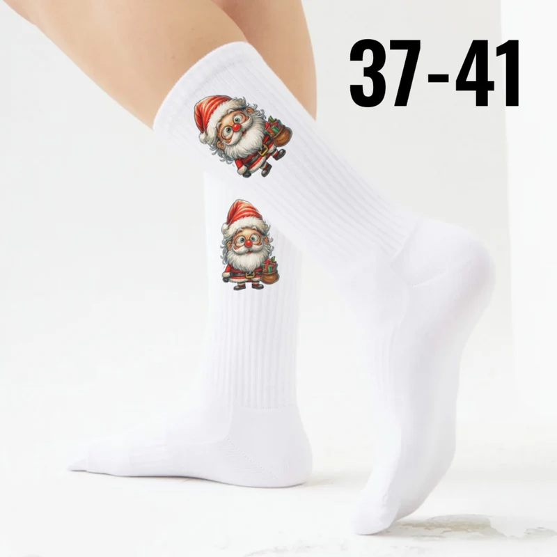 epicsocks Weihnachtsfreude Santa Claus Socken in 37-41 im Paar