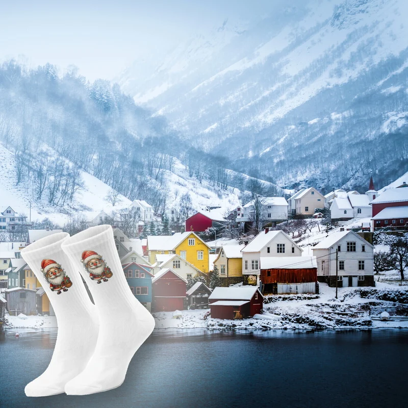 epicsocks Weihnachtsfreude Santa Claus Socken in 37-41 im Paar